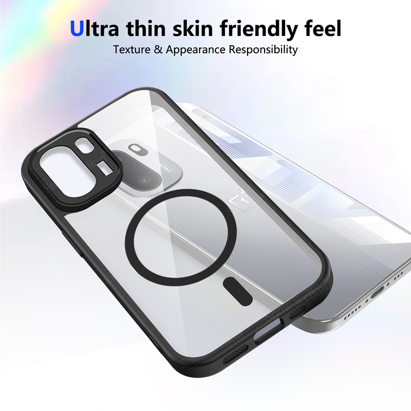 Magnetic Transparent Silicone  - Clear Shockproof Bumper Case ulasan dan harga