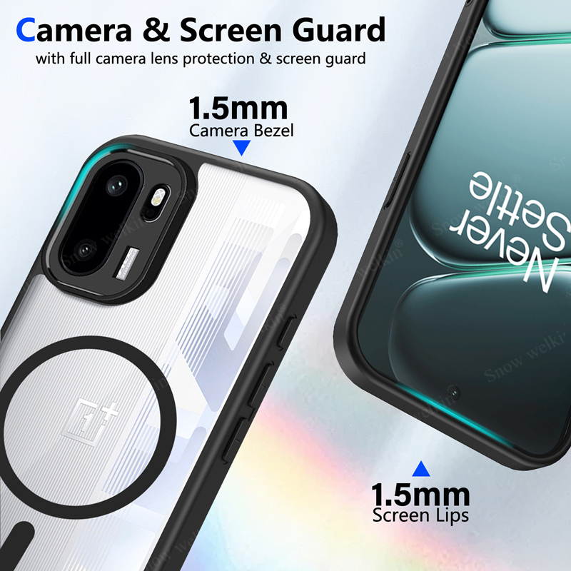 Magnetic Transparent Silicone  - Clear Shockproof Bumper Case ulasan dan harga