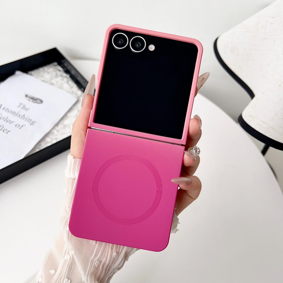 Gradient Liquid Silicone Soft  - Liquid Silicone Magnetic Phone Case ulasan dan harga