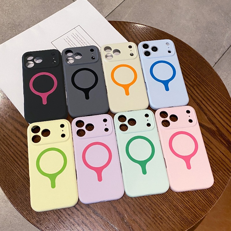 Luxury Smooth Liquid Silicone  - Liquid Silicone Magnetic Phone Case ulasan dan harga