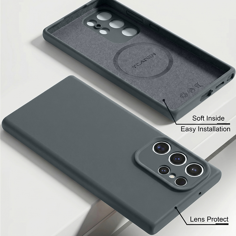 Magnetic Liquid Silicone Soft  - Liquid Silicone Magnetic Phone Case ulasan dan harga