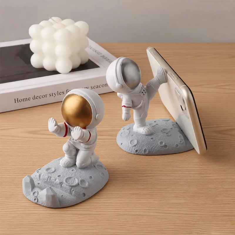 1Pc Astronaut Spaceman Sculptu - Phone Stands ulasan dan harga